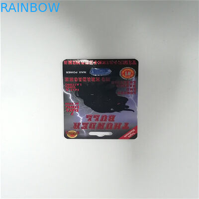 Carta della bolla della pillola del sesso di Poseidon che imballa la carta riciclata pacchetto rigido del rinforzatore del sesso di Rox