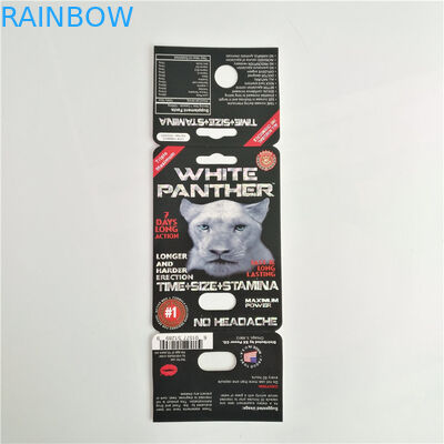 pillola sessuale della pantera 7K che imballa logo su ordinazione della carta femminile di potenziamento con la scatola di presentazione