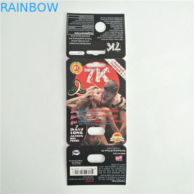 pillola sessuale della pantera 7K che imballa logo su ordinazione della carta femminile di potenziamento con la scatola di presentazione