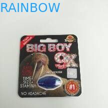 L'abitudine ha stampato la carta della bolla che imballa il grandi ragazzo/mamba di rinoceronte per il contenitore di forma diamante/della capsula
