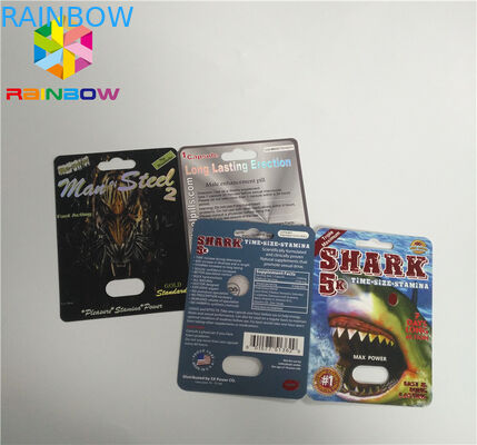 Carta UV della bolla di stampa che imballa le carte della bolla della carta della bottiglia di olio di CBD/cartuccia elettronica di Vape