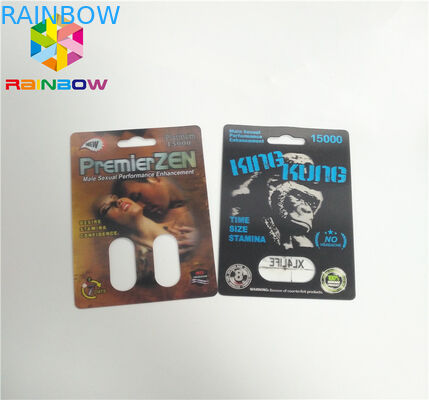 Attrezzo d'imballaggio 69 di potere delle pillole del sesso della carta della bolla del contenitore della capsula 7 3d 6000