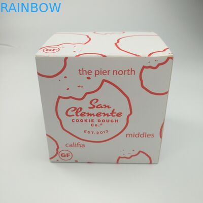 Progettazione su misura materiale di carta della torta nunziale di dimensione delle scatole di stoccaggio del cartone del commestibile