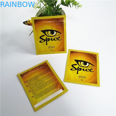 Il di alluminio del commestibile sta sull'imballaggio gommoso risigillabile degli orsi di Candy Cbd del sacchetto