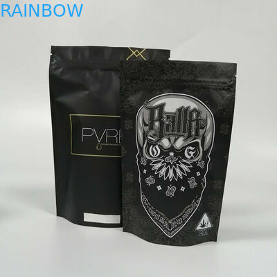 I sacchetti di plastica medici di Cbd che imballano l'odore rinforzano 1/4oz 1/2oz 1oz con la finestra/chiusura lampo