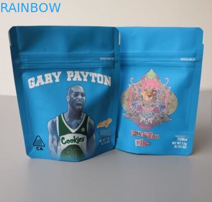 la borsa d'imballaggio a chiusura lampo dei biscotti di 3.5g CBD, il sacchetto FDA del di alluminio ha certificato