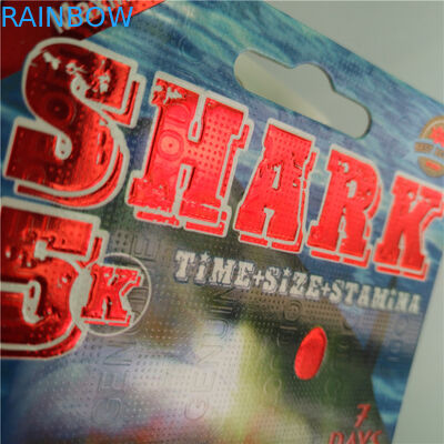 Pacchetto maschio d'imballaggio delle pillole di potenziamento della carta di carta della bolla con la pallottola di plastica