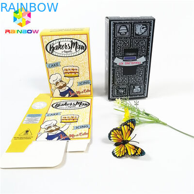 Il logo di timbratura caldo brillante lucido di marca dell'OEM ha stampato le scatole di carta d'imballaggio del ciglio dei cosmetici del regalo della scatola di carta