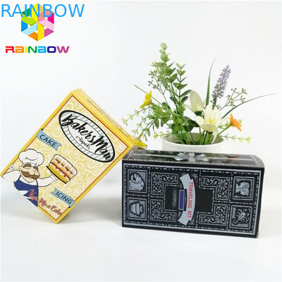 Il logo di timbratura caldo brillante lucido di marca dell'OEM ha stampato le scatole di carta d'imballaggio del ciglio dei cosmetici del regalo della scatola di carta
