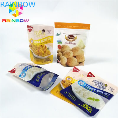 Sacchetti di plastica di cottura termoresistenti della storta che imballano logo su ordinazione laminato stampato