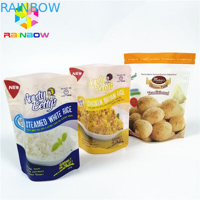 Sacchetti di plastica di cottura termoresistenti della storta che imballano logo su ordinazione laminato stampato