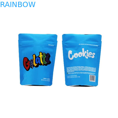 Il bambino di plastica resistente sta sulla dimensione d'imballaggio delle borse 3.5g del fiore biodegradabile del sacchetto