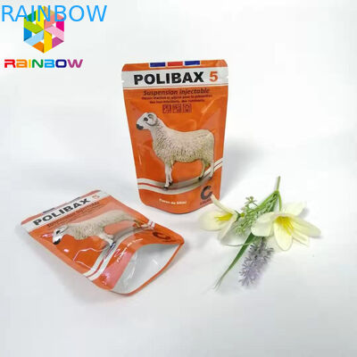 Sacchetto della stagnola di stampa di rotocalco che imballa la borsa laminata stampa su ordinazione dell'alimento animale