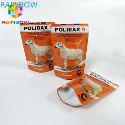Sacchetto inferiore del foglio di alluminio del rinforzo, cibo per cani che imballa le borse risigillabili dell'alimentazione animale
