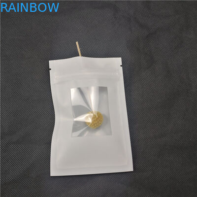 I testi neri hanno stampato il fondo bianco dei sacchetti dell'imballaggio dei gioielli per i pacchetti Earings del braccialetto