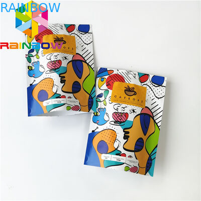 La stampa di Digital sta sulle borse d'imballaggio della stagnola lamina il logo materiale su misura