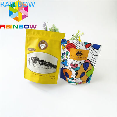 L'abitudine ha stampato la serratura dello zip laminata borsa di imballaggio per alimenti del di alluminio per il bue essiccato