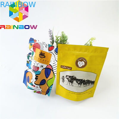 L'abitudine ha stampato la serratura dello zip laminata borsa di imballaggio per alimenti del di alluminio per il bue essiccato