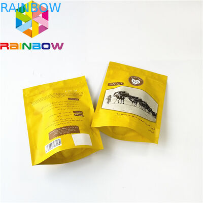 L'abitudine ha stampato la serratura dello zip laminata borsa di imballaggio per alimenti del di alluminio per il bue essiccato