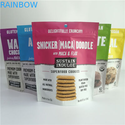 la chiusura lampo di alluminio 200g sta sui sacchetti che imballano la rotocalcografia su ordinazione per proteina