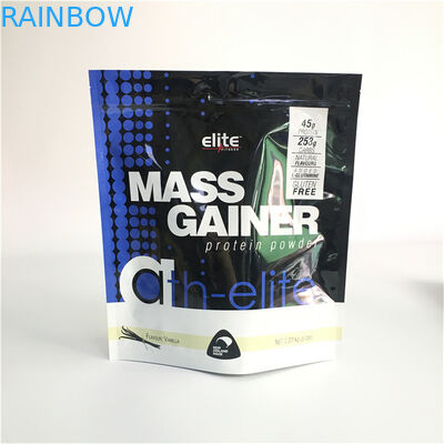 la chiusura lampo di alluminio 200g sta sui sacchetti che imballano la rotocalcografia su ordinazione per proteina