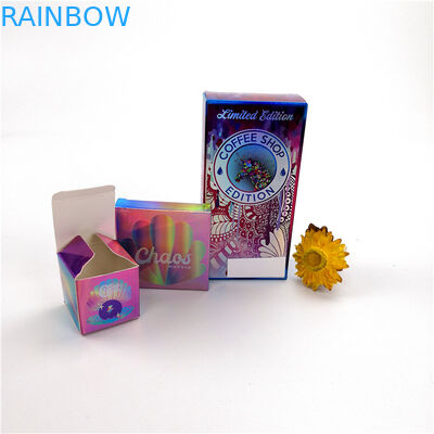 L'imballaggio cosmetico del ciglio variopinto per contenitore di regalo su misura Shinny il tipo dell'ologramma