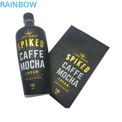 Etichette di plastica della manica di strizzacervelli di calore della bottiglia di acqua, stampa della manica degli strizzacervelli di Digital