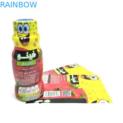 Etichette di plastica della manica di strizzacervelli di calore della bottiglia di acqua, stampa della manica degli strizzacervelli di Digital