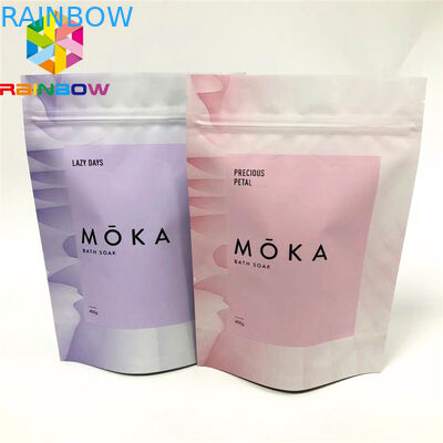 Sacchetti di plastica del sale da bagno di Cbd di rivestimento di Matt che imballano il di alluminio risigillabile per alimento