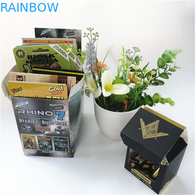 Blister sessuale maschio di potenziamento che imballa le scatole di presentazione della carta di 350g 400g per la capsula