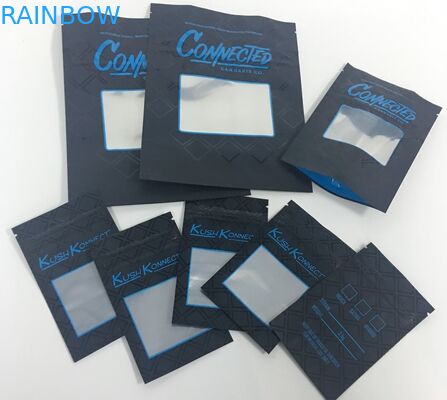 La serratura ermetica dello zip di stampa di Digital insacca sacchetti gommosi del di alluminio CBD i piccoli