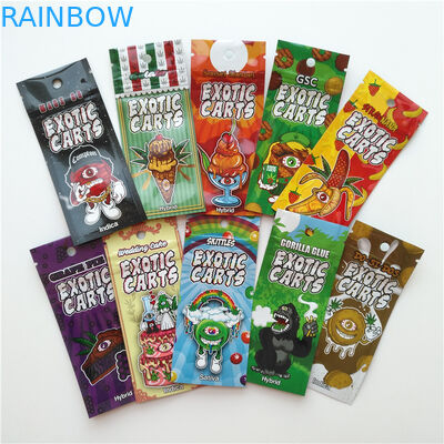 Logo esotico d'imballaggio di abitudine del sacchetto del carretto delle borse del di alluminio della cartuccia di Vape