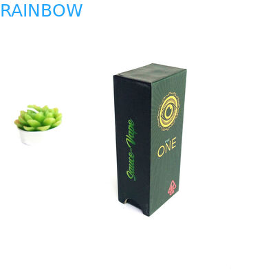 Canna - olio che imballa il contenitore di carta cerata di CBD, stampa offset d'imballaggio del contenitore 4c di cosmetico