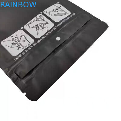 Sacchetti di plastica di Mylar che imballano il sacchetto di plastica a chiusura lampo innocuo per i bambini su misura della stagnola