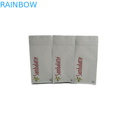 Il doppio rinforzo a chiusura lampo del fondo di Mylar insacca l'imballaggio di plastica di Biodegradeble con la valvola