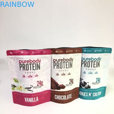 Biodegradabile stia sulla rotocalcografia su ordinazione delle borse della chiusura lampo per l'imballaggio per alimenti