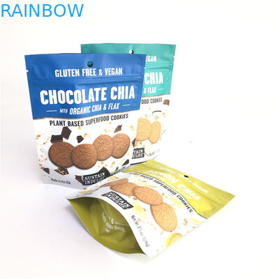 Biodegradabile stia sulla rotocalcografia su ordinazione delle borse della chiusura lampo per l'imballaggio per alimenti