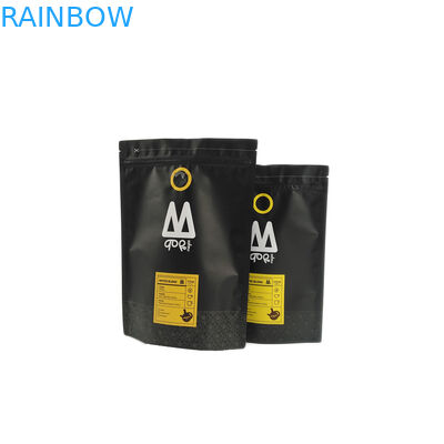 L'imballaggio del sacchetto della stagnola del commestibile a chiusura lampo sta sulle borse etiopiche di Mylar del caffè