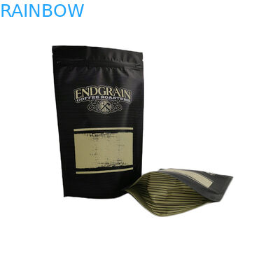 Il nero di rivestimento di Matt del PE di MOPP VMPET della borsa dell'imballaggio del tè del caffè dei biscotti dello spuntino a prova d'umidità