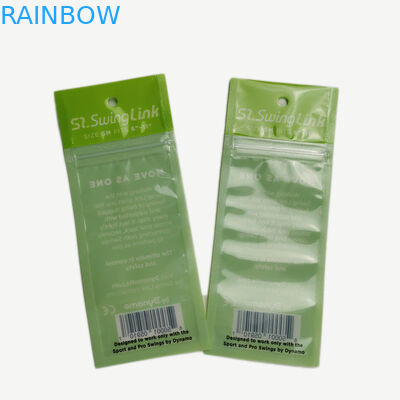 Tre superiori della chiusura lampo dell'involucro dell'alimento salutare della borsa della parte anteriore di Tansparent sigillati lato su misura