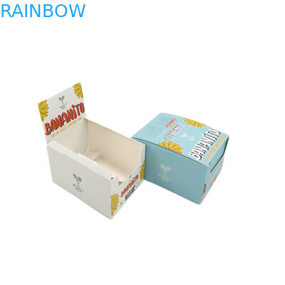 Scatola di carta riciclabile che imballa logo su misura stoccaggio variopinto dell'alimento di stampa