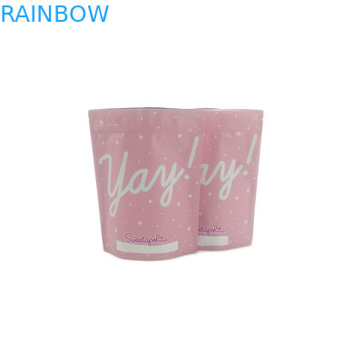 I sacchetti di plastica risigillabili che imballano la chiusura lampo Shinny naturale sfregano la rotocalcografia delle borse