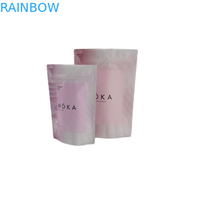 Le borse del di alluminio di imballaggio per alimenti del tè del caffè stanno sulla chiusura lampo su ordinazione di stampa del sacchetto