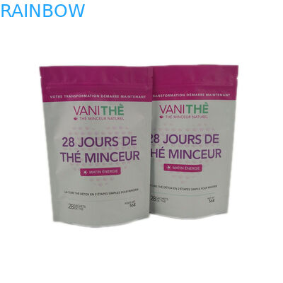 Borse d'imballaggio a prova d'umidità dello spuntino con la chiusura lampo