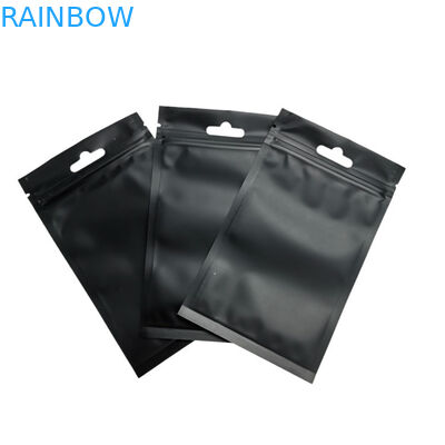 Sacchetto cosmetico di Pacakging allineato stagnola opaca della chiusura lampo di rivestimento