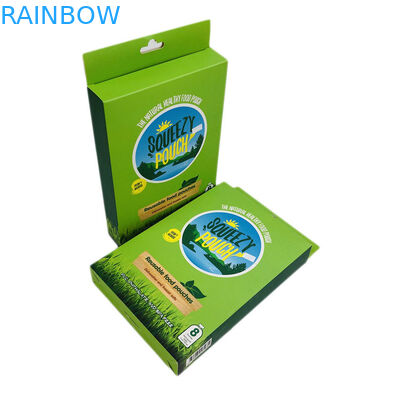 Contenitore d'imballaggio riciclato esposizione al minuto di cartone del foro del gancio