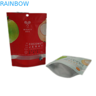 Sacchetti di plastica del di alluminio dell'ANIMALE DOMESTICO del foro di caduta del commestibile