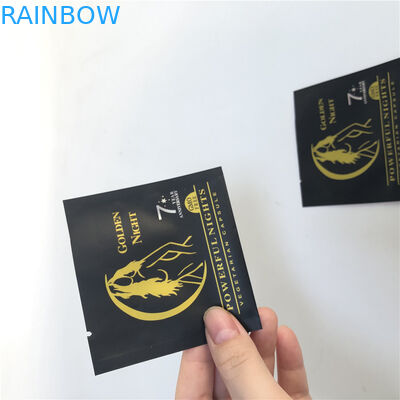 Imballaggio allineato stagnola gommosa di erbe dei sacchetti di plastica di Mylar