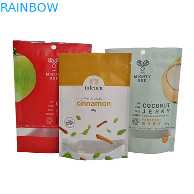 La banana scheggia l'imballaggio dei sacchetti di plastica della chiusura lampo VMPET