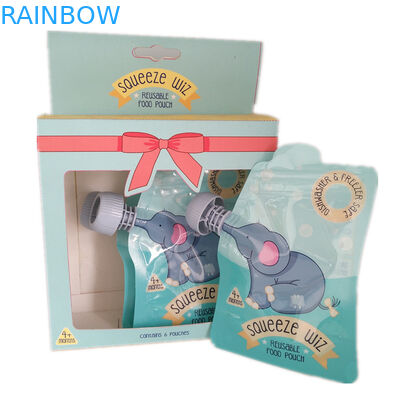 Sacchetto liquido riutilizzabile di compressione di imballaggio per alimenti di rotocalcografia